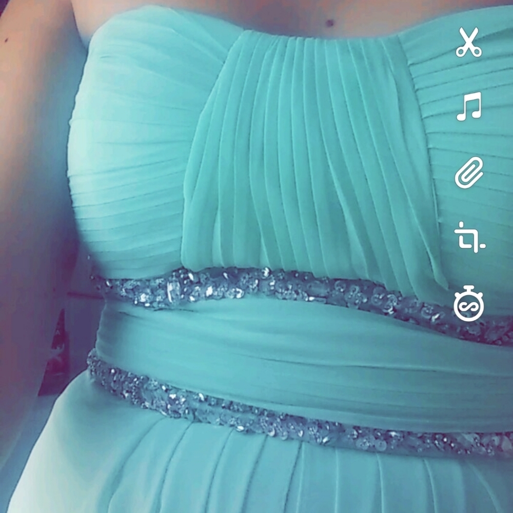 Long Strapless dress